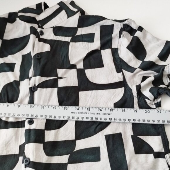 Kuwalla Beach Shirt Abstract Print Shirt Large - Picture 5 of 8